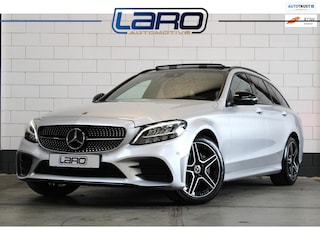 Mercedes-Benz C-klasse Estate 200 AMG Line | Pano Night Camera CarPlay Cruise Dealer onderhouden