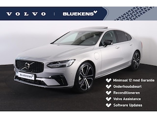 Volvo S90 T8 AWD Ultimate Dark - Luchtvering - IntelliSafe Assist & Surround - 360º Camera - Bowers & Wilkins audio - Adaptieve LED koplampen - Verwarmde voorstoelen, stuur & achterbank - Parkeersensoren voor & achter - Elektr. bedienb. voorstoelen met geheugen - Head up display - Extra getint glas - 20' LMV