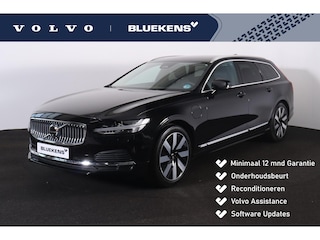 Volvo V90 T6 Recharge AWD Plus Bright - IntelliSafe Assist & Surround - 360º Camera - Harman/Kardon audio - Adaptieve LED koplampen - Verwarmde voorstoelen, stuur & achterbank - Parkeersensoren voor & achter - Elektr. bedienb. voorstoelen met geheugen - Extra getint glas - 19' LMV
