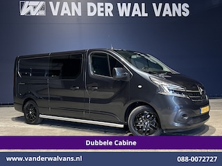 Renault Trafic 2.0 dCi 170pk Automaat L2H1 Dubbele cabine Euro6 Airco | 5-Zits | 2x Zijdeur | Camera | Navigatie | LED Cruisecontrol, Trekhaak, Parkeersensoren, LM velgen, Sidebars