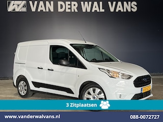Ford Transit Connect 1.5 EcoBlue 100pk L1H1 Euro6 Airco | 3-Zits | Parkeersensoren | Trekhaak Zijdeur, Verwarmde voorruit, Bijrijdersbank