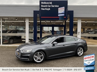 Audi A5 Sportback 2.0 TFSI MHEV Sport S-line Edition / Automaat / NL-Auto / Cruise-Control / Climate-Control / Afneembare-Trekhaak / LED / Elektr.-Achterklep / Flippers / Radio-Bluetooth / Navi / PDC-Achter / 18'' LMV / ENZ.