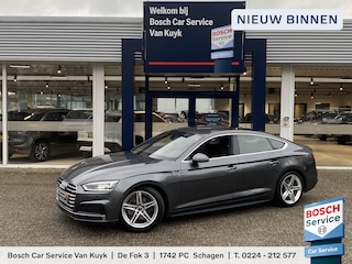 Audi A5 Sportback 2.0 TFSI MHEV Sport S-line Edition / Automaat / NL-Auto / Cruise-Control / Climate-Control / Afneembare-Trekhaak / LED / Elektr.-Achterklep / Flippers / Radio-Bluetooth / Navi / PDC-Achter / 18'' LMV / ENZ.