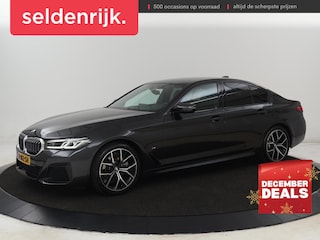 BMW 520i M Sport | Leder | Stoelverwarming | Carplay | 19'' | Sportstoelen | Live Cockpit | Navigatie | Parkeerhulp | Adaptief LED | Memory | Keyless start