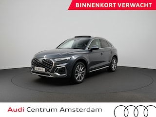Audi Q5 50 TFSI e S edition 299 pk S-tronic | Navigatie | Panoramadak | Trekhaak (wegklapbaar) | Parkeersensoren (Park assist) | Rondomzicht camera | Stoelverwarming v/a | S-Line |