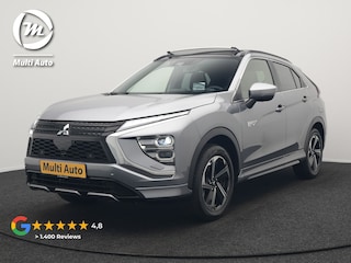 Mitsubishi Eclipse Cross 2.4 Instyle Plug In Hybrid 188pk Dealer O.H. PHEV | Trekhaak Afn. | Panodak | Head Up | Adaptive Cruise | 360 Camera | Lederen Sportstoelen & Stuur Verwarmd | Apple Carplay | Navigatie Via TomTom | Keyless | Blis | DAB |