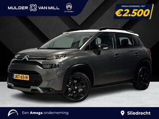 Citroën C3 Aircross Shine Pack 1.2 Turbo 110pk | LEDER | STOELVERW. | KEYLESS ENTRY | HEAD-UP DISPLAY | 17" LM-VELGEN | NAVI | CAMERA | ALL-SEASONBANDEN