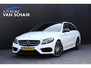 Mercedes-Benz C-klasse Estate 180 Premium Plus | AMG LINE | LEDER | STOELVERW. | PANO | PDC | CRUISE | NAVI |