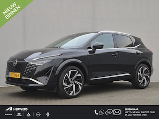 Nissan Qashqai 1.3 MHEV Xtronic Tekna Plus Automaat / Fabrieksgarantie tot 03-2028<100.000 km / Facelift / Cold Pack / HUD / Trekgewicht 1800 Kg / Panoramadak / Elektrische achterklep / Bose Audio Systeem /