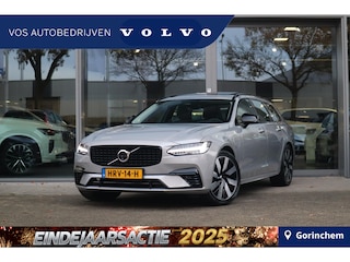 Volvo V90 2.0 T8 Plug-in hybrid AWD Ultra Dark | Head-up Display| Gelaagde zijruiten| 360* Camera| Semi-elektrisch inklapbare trekhaak|