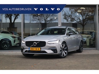 Volvo V90 2.0 T8 Plug-in hybrid AWD Ultra Dark | Head-up Display| Gelaagde zijruiten| 360* Camera| Semi-elektrisch inklapbare trekhaak|