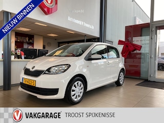 Skoda Citigo 1.0 Greentech Ambition,Airco,Cruisecontrol,Bluetooth,Elektrischpakket,Suurbekrachting Snelheidsafhankelijk,Regensensor,Ipod Aansluiting