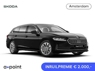 Skoda Superb combi Business Edition 1.5 TSI PHEV 150 kW / 204 PK Comb | Trekhaak, wegklapbaar | Chrome pakket | Lichtmetalen velgen 18 inch Dofida zilver