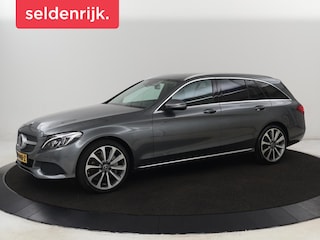 Mercedes-Benz C-klasse 350e Lease Edition Plus | 60.800km NAP | Leder | Adaptive cruise | Stoelverwarming | Camera | Sfeerverlichting | Full LED | Luchtvering | Navigatie | PHEV | Plug In