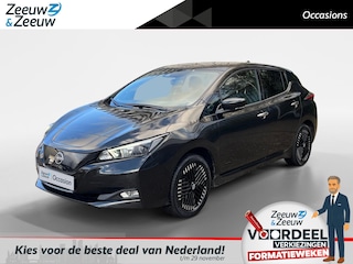 Nissan Leaf e+ N-Connecta 62 kWh GROTE ACCU! SUPER SCHERP | NAVIGATIE | CLIMATE CONTROL | 360 © CAMERA | 99 % SOH