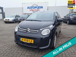 Citroën C1 1.0 VTi Feel nette in Nederland nieuw geleverde auto in het zwart!