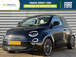 Fiat 500 42kWh 118pk Automaat La Prima Leder | Navigatie | Camera | Panorama Dak | Unieke km stand