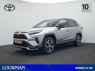 Toyota RAV4 2.5 Plug-in Hybrid AWD Bi-Tone Plus 1500kg trekgewicht | Stoelventilatie! | Stoelverwarming Voor+Achter | Parkeersensoren | JBL | APK 11-2027 |