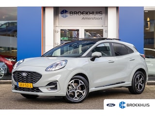 Ford Puma 1.0 EcoBoost Hybrid ST-Line | Trekhaak | Open dak | 360 camera | Cruise adaptief | Stuur/stoel/voorruit verwarming | Apple Carplay/Android Auto | Apple Carplay/Android Auto|telefoonintegratie premium | Cruise control adaptief | Elektrisch glazen panorama-dak