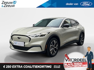 Ford Mustang Mach-E Standard RWD 75 kWh | Verwachte Levertijd 3 Weken | Prijs inclusief 1000 Euro Ford Voordeel | 470km WLTP Rijbereik | Warmtepomp | Adaptieve Cruise Control | Verwarmbare Voorstoelen | Verwarmbare Voorruit | Parkeersensoren voor en achter |  Verwarmbare Stuur |