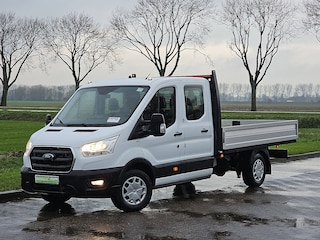 Ford Transit 350 2.0 TDCI L4H1 DC Open-Laadbak Airco 130Pk Stoelverwarming 1e Eigenaar Oh-Historie!
