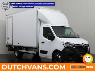 Renault Master 2.3DCi 165PK Dubbellucht Bakwagen+Laadklep | Dakspoiler | Zijdeur | 3-Persoons | Betimmering | Navigatie