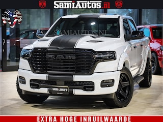 Dodge Ram 1500 GEEN MEERPRIJS | ALL IN | HELLCAT WHEELS | WIDE BODY | Laramie Night | 420Pk 636 Nn | Extra Groot Scherm + Passagiers Scherm | Comfortabele Dubbele Cabine met Royale 5 Zitplaatsen | Nu Leverbaar uit Voorraad | Voorraad Nr 2223 - 5047