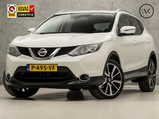 Nissan Qashqai 1.2 Tekna Sport Automaat (NAVIGATIE, CLIMATE, 360 CAMERA, LEDER, STOELVERWARMING, SPORTSTOELEN, LED KOPLAMPEN, GETINT GLAS, KEYLESS, CRUISE, NIEUWE APK, NIEUWSTAAT)
