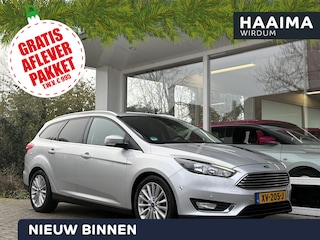 Ford Focus Wagon 1.0 Titanium | Stoel- & stuurverwarming | Achteruitrijcamera | Keyless | Navigatie | Trekhaak | Dodehoek detectie