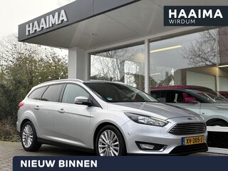 Ford Focus Wagon 1.0 Titanium | Stoel- & stuurverwarming | Achteruitrijcamera | Keyless | Navigatie | Trekhaak | Dodehoek detectie