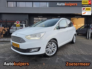 Ford C-MAX 1.5 Titanium | Met o.a. cruise control, elektrische achterklep, elektrische verstelbare best. stoel, navigatie en pano!