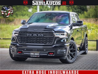 Dodge Ram 1500 Limited Night High Output 540HP 706Nm | Massage + Full Option | De Meest Luxe en Volle Pick-Up in zijn Klasse | Comfortabele Dubbele Cabine met Royale 5 Zitplaatsen | BPM vrij | Nu Leverbaar uit Voorraad | Voorraad Nr 2367 - 5430