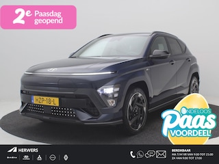 Hyundai Kona N Line Business 64,8 MY 26 / 3-Fase / Dodehoekdetectie / Warmtepomp / 19 Inch / Navigatie / SoH 100% / Long range / LED verlichting /