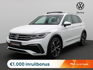 Volkswagen Tiguan 1.4 TSI eHybrid R-Line Business+ 245PK DSG Pano-Schuifdak, SOH 86%, Trekhaak, Volleder, Memorystoel, 20" LM Velgen, Matrix-LED Verlichting, 360gr. Camera