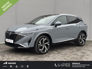 Nissan Qashqai 1.3 MHEV Xtronic Tekna Plus / Fabrieksgarantie tot 04-2028 / Facelift / HUD / Panoramadak / Stoel met massage functie / Trekgewicht 1800 kg / Elektrische achterklep / 360 Graden camera / Stuur-, Stoel en Voorruit verwarming /