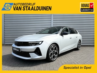 Opel Astra Sports Tourer 1.6 Turbo Plug In Hybrid Ultimate Metalliclak| Donker getint glas| Elec achterklep| LED koplampen| AGR stoelen| Schuif/Kantel dak| Headup display