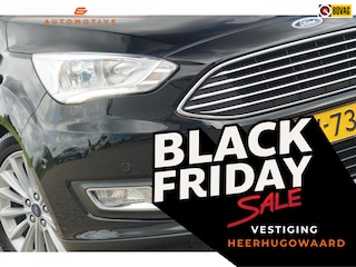 Ford C-MAX 1.0 125PK Titanium X | Panther Black | AppleCarplay/360PDC/NAV/Cruise/Trekhaak/Parkeerhulp/Nw.Riem - Super compleet!