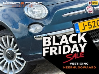 Fiat 500 1.2 Lounge - Blu Cosmico - Navigatie/Clima/PDC - Superleuk