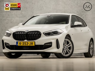 BMW 118i M Sport High Executive Automaat (APPLE CARPLAY, M PAKKET, GROOT NAVI, LEDER, STOELVERWARMING, SPORTSTOELEN, LANE ASSIST, CRUISE, DAB+, NIEUWSTAAT)