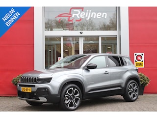 Jeep Avenger 1.2 110PK e-Hybrid SUMMIT | STOEL/VOORRUIT VERWARMING | DRAADLOZE APPLE CARPLAY/ANDROID AUTO | NAVIGATIE | ACHETRUITRIJ CAMERA | KEYLESS ENTRY/START | PARKEERSENSOREN VOOR EN ACHTER | ELEKTRISCH BEDIENBARE ACHTERKLEP | VERWARMBARE VOORRUIT/VOORSTOELEN | 18" LICHTMETALEN VELGEN | ADAPTIVE CRUISE CONTROL | DODEHOEK DETECTIE |