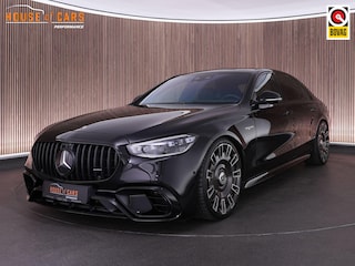 Mercedes-Benz S-klasse 63S AMG 802pk E Performance |pano|Burmester High end|chauffeurspakket|achteras besturing|rearseat infotainmentHUD|360 camera|digital LED|memory|Apple Carplay|