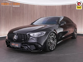 Mercedes-Benz S-klasse 63S AMG 802pk E Performance |pano|Burmester High end|chauffeurspakket|achteras besturing|rearseat infotainmentHUD|360 camera|digital LED|memory|Apple Carplay|