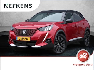 Peugeot 2008 EV GT Pack 50 kWh 136 pk | Navigatie | Elektrisch Glazen Panoramadak | Achteruitrijcamera | Alcantara Bekleding | Verwarmde Sportstoelen | LED Koplampen | Dodehoek Detectie | Adaptieve Cruise Control | 18" Lichtmetalen Velgen | Apple Carplay/Android Auto |