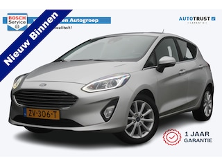 Ford Fiesta 1.0 EcoBoost Titanium | Incl. 12 maanden garantie | Cruise control | Climate control | Bluetooth | Lichtmetalen velgen | DAB+ | Navigatie | Airco
