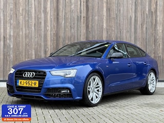 Audi A5 Sportback 1.8 TFSI S-Edition Sport, SEPANG BLUE, BLACKOPTIEK PAKKET