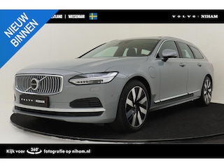 Volvo V90 T6 PLUG-IN HYBRID AWD ULTRA BRIGHT -PANO.DAK|HARMAN/KARDON|GEVENT.LEDER+MASSAGE|360°CAM|TREKHAAK|HEAD-UP DISP.