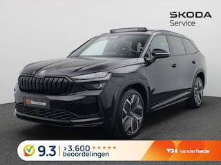 Skoda Kodiaq 1.5 TSI PHEV Sportline Business 204PK DSG matrix led, trekhaak, Canton sound, adaptive cruise, side assist, schuif-kanteldak, stoelverwarming voor & achter, stuurwielverwarming, keyless, alarm, 20" lichtmetaal