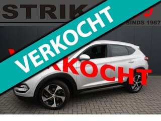 Hyundai Tucson 1.6 T-GDi 177PK Premium - LEDER - NAVIGATIE - CAMERA - TREKHAAK - PDC