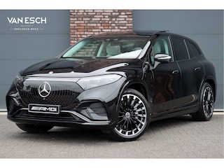 Mercedes-Benz EQS SUV 450 4MATIC AMG Line 118 kWh | Facelift | Hyperscreen | Achterasbesturing | Airmatic | Distronic+ | Massage | Burmester | Trekhaak | Verwarmd Stuurwiel | HUD | Stoelventilatie |