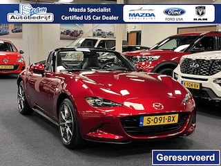 Mazda MX-5 ND Roadster 2.0 SkyActiv-G 184PK Sportive Recaro Bilstein Bose Leder Alcantara Camera PDC Apple CarPlay